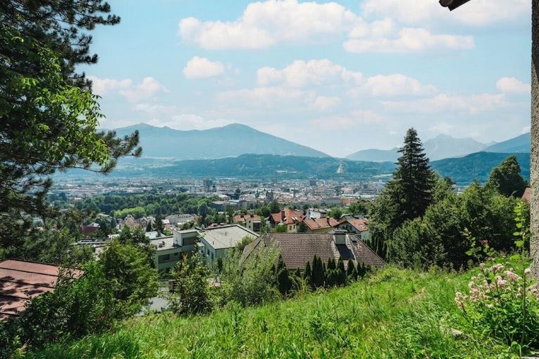 Blick vom Grundstück