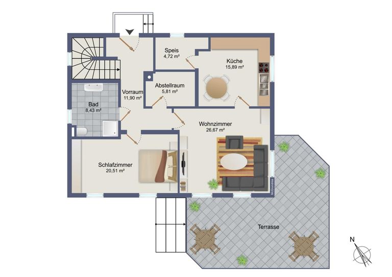 Grundriss EG