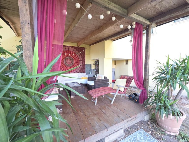 Terrasse im Garten