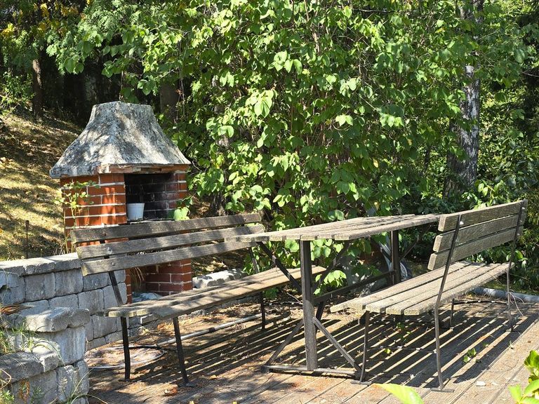 Grillplatz im Garten