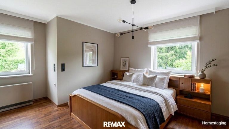 Einrichtungsbeispiel Schlafzimmer EG