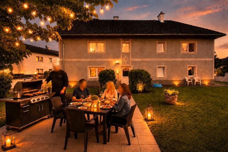Grillplatz Terrasse Ost