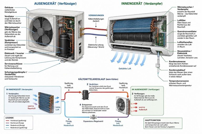 Split-Klimaanlage