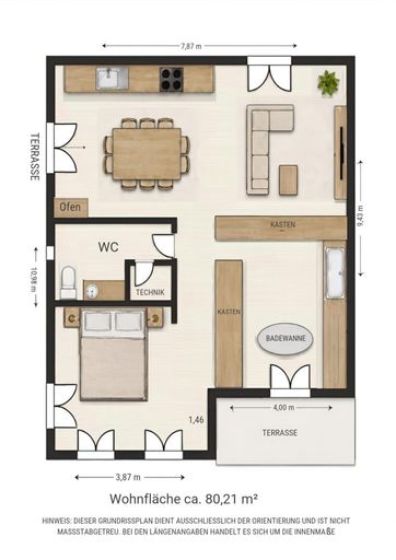 Grundrissplan