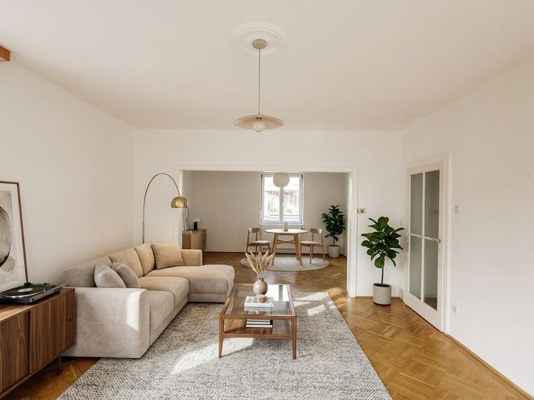 Wohnzimmer - KI Visualisierung