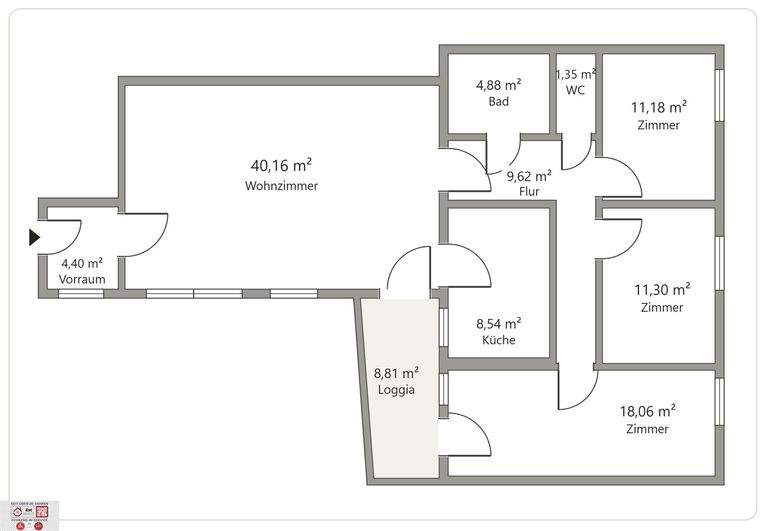 Grundriss schematisch