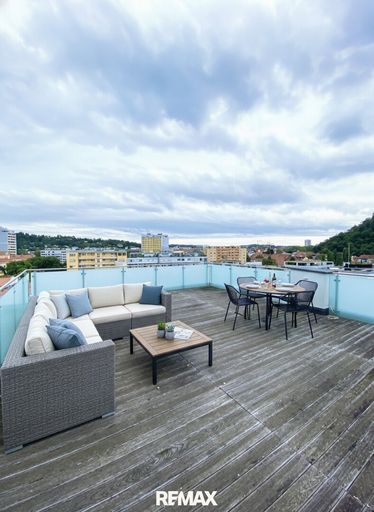 Dachterrasse (Einrichtungsbeispiel)