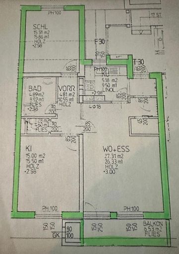 Grundriss Wohnung Graz Lend
