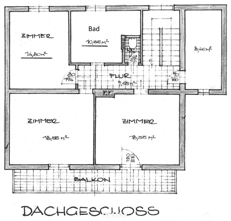 Plan Dachgeschoß