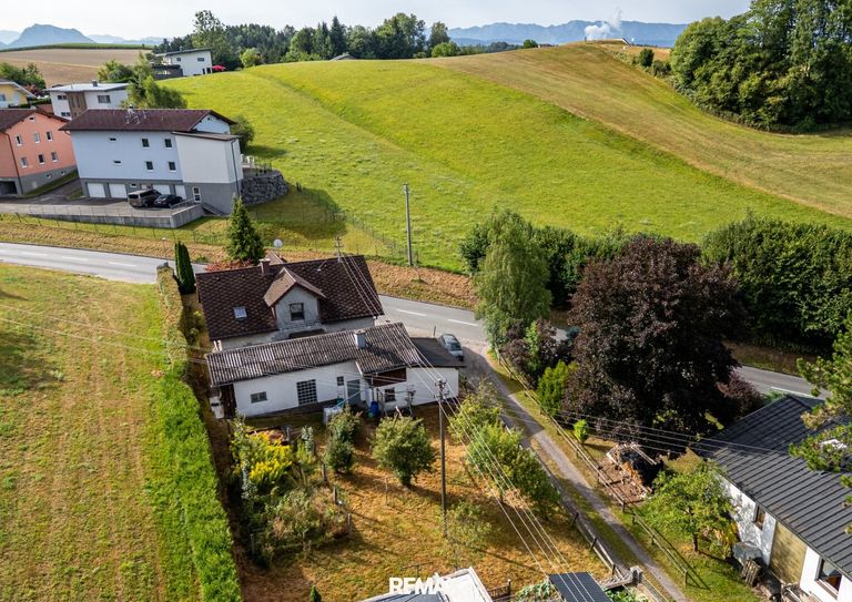 Drohnenansicht Grundstücksgröße 917 m²