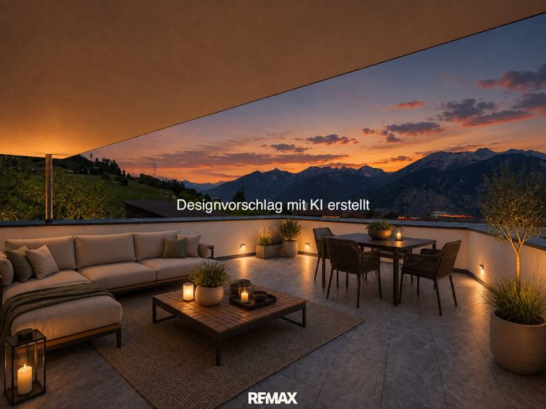 Hauptterrasse Designvorschlag