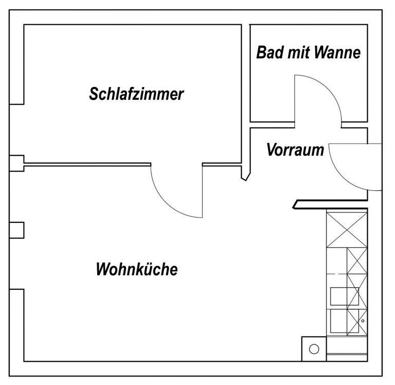 Grundriss Skizze