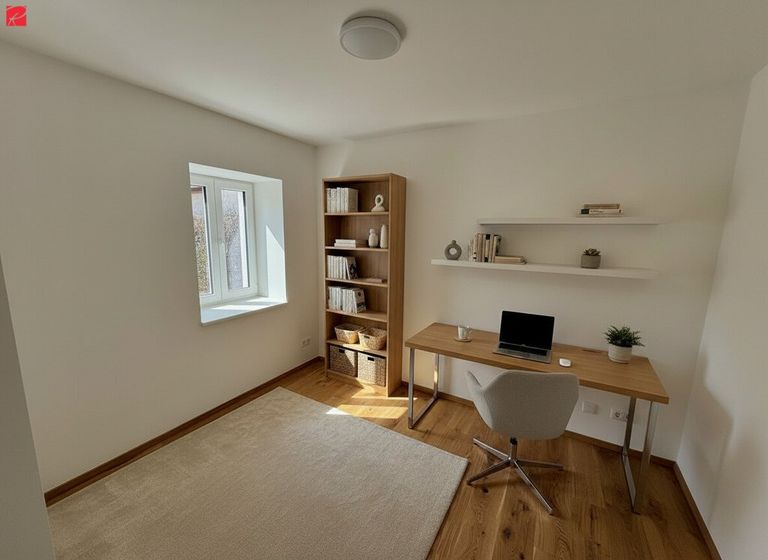 KI-visualisiertes Büro