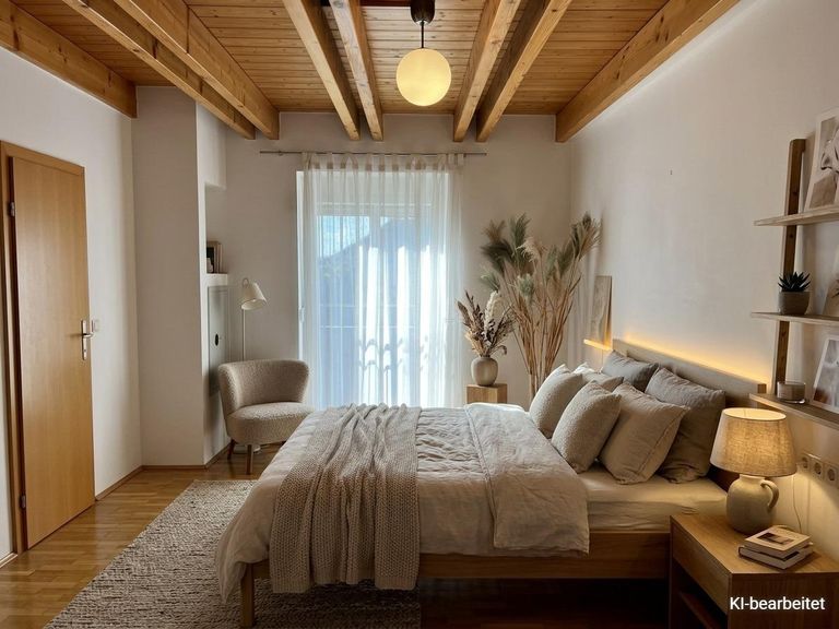 Schlafzimmer - KI erstelltes Bild