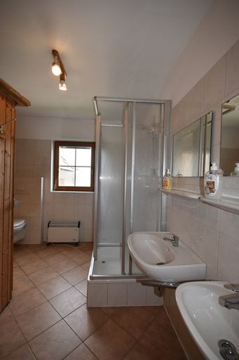 Badezimmer - Gemütliches Chalet im Ski- und Wanderparadies FEUERKOGEL mit traumhaften Ausblick Kauf Ebensee Oberösterreich