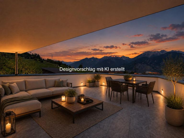 Hauptterrasse Designvorschlag
