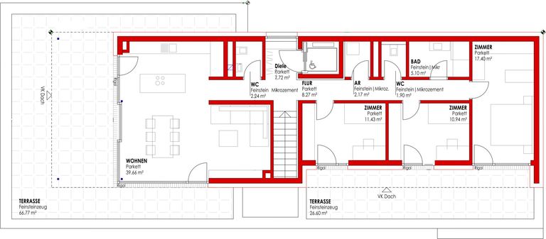 Grundriss Penthouse TOP 06