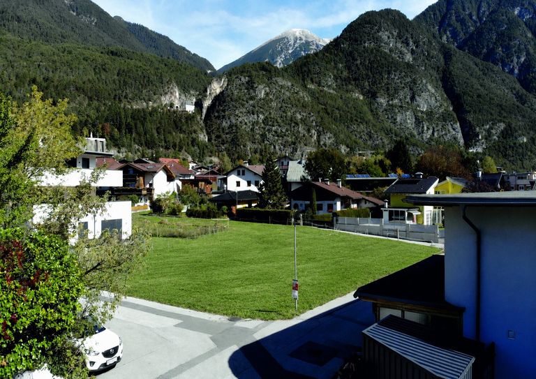 Ansicht Bauplatz Richtung Osten