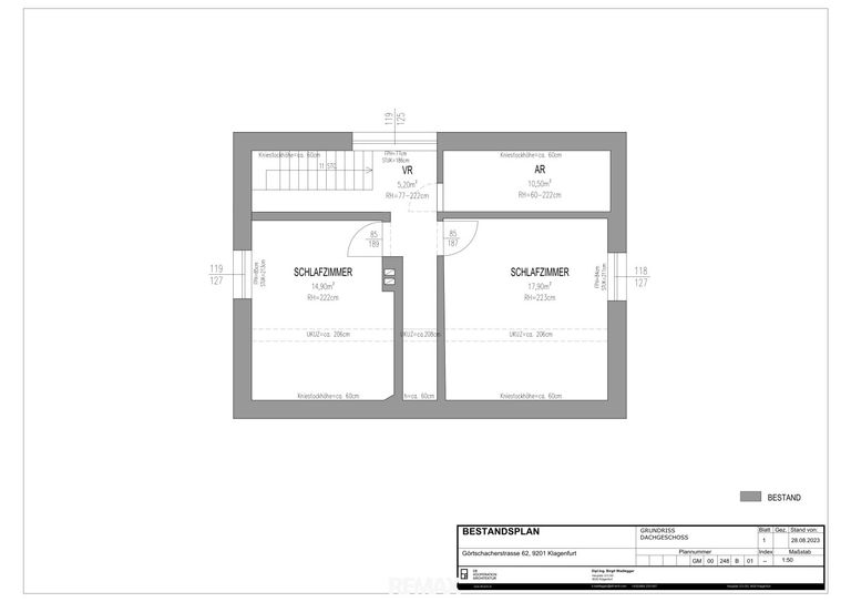 Grundrissplan OG