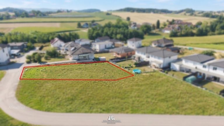 Grundstück Blick nach Westen