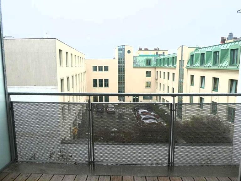 Blick vom Balkon