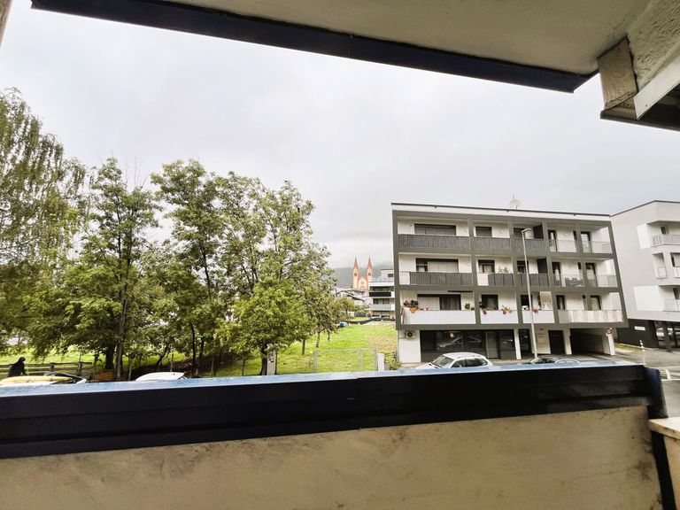 Ausblick vom überdachtem Balkon