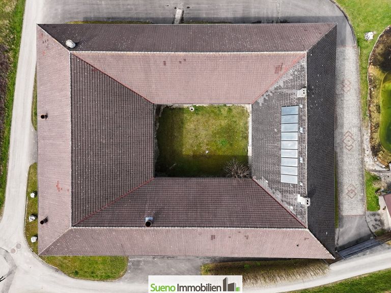 Drohnenbild Innenhof