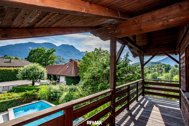 Aussicht Balkon Obergeschoss