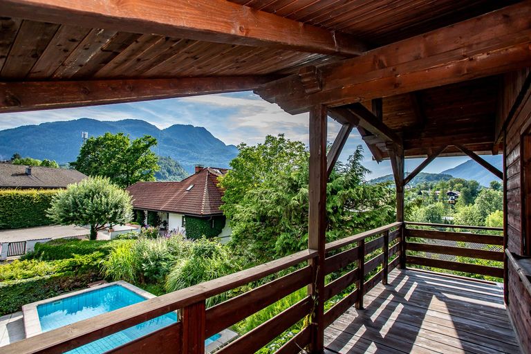 Aussicht Balkon Obergeschoss