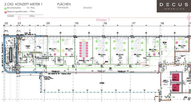 Bauteil 1 - Grundriss