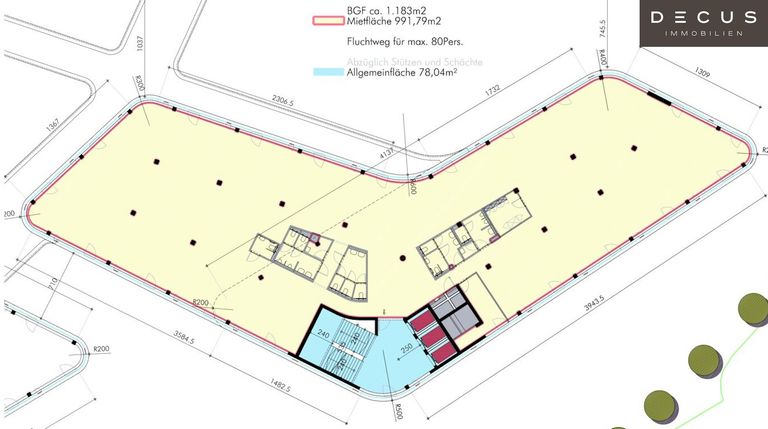 Erdgeschoß - 1. und. 2. OG