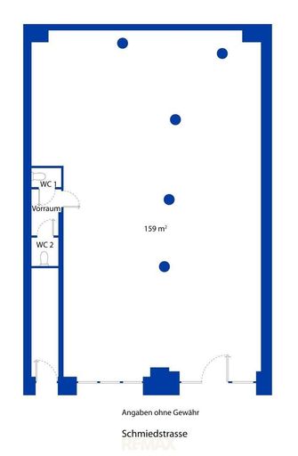 Grundriss Geschäftsfläche