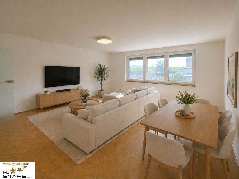 Wohnzimmer 1 möbliert