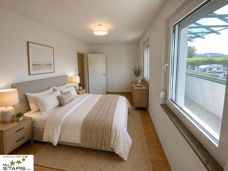 Schlafzimmer 2 möbliert