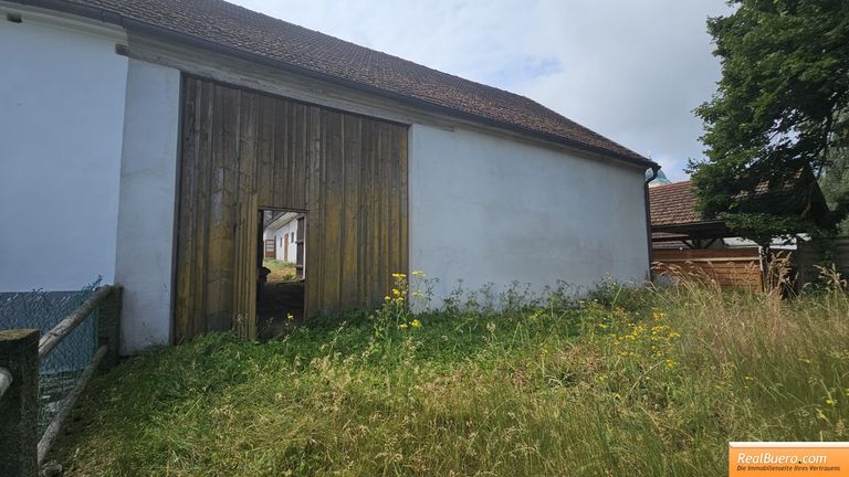 Stadl gartenseitiger Anblick