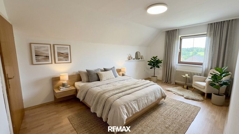 Einrichtungsbeispiel Zimmer 2 OG