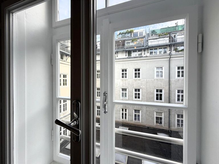 Ausblick aus dem Schlafzimmer