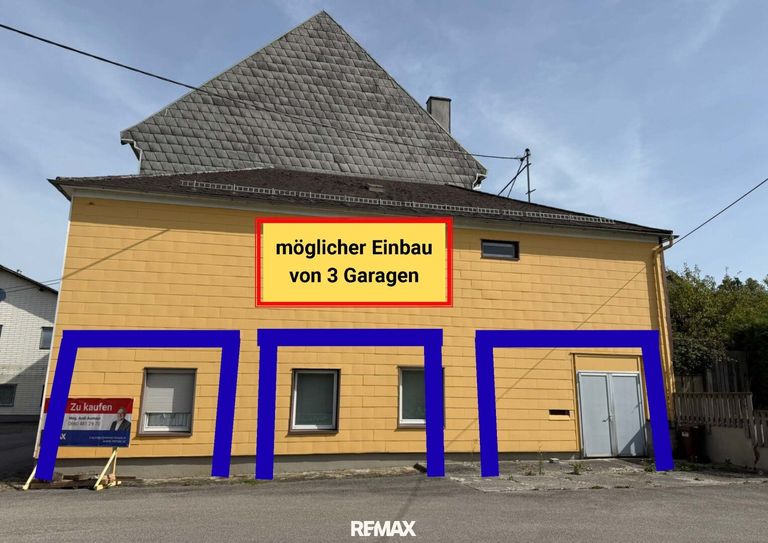 Möglicher Einbau von 3 Garagen