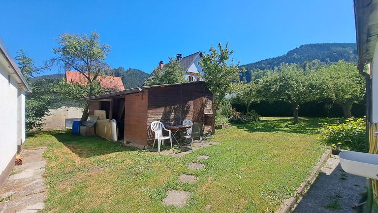 Bienenhaus und Garten