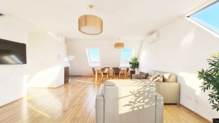 großzügige Wohnküche ca. 40 m² mit Terrasse