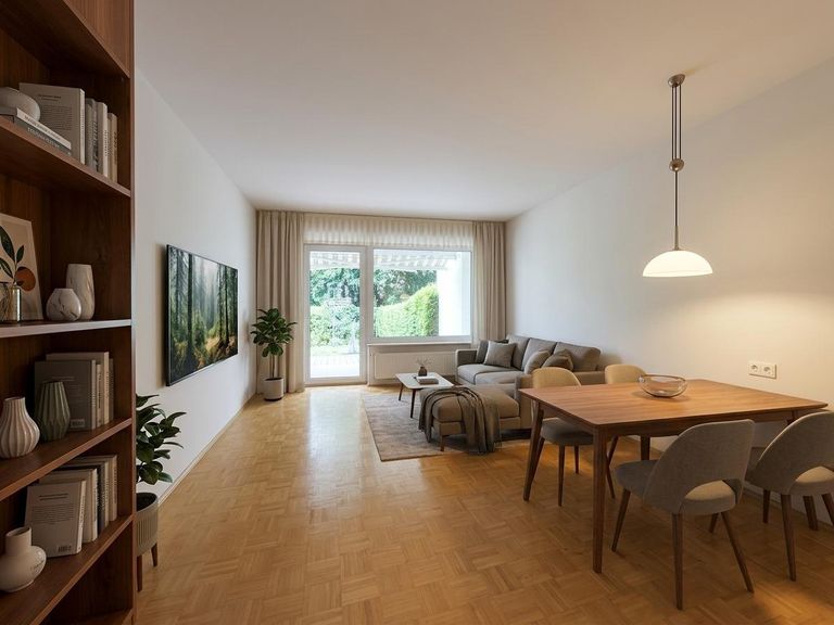 Wohnzimmer - KI Visualisierung