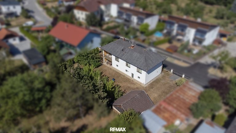Drohnenaufnahme Gartenseite