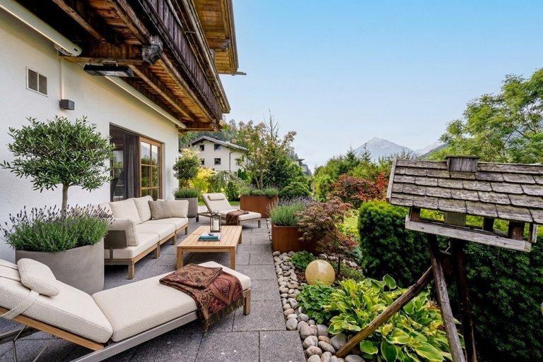 Achenkirch-Einfamilienhaus-Terrasse/Garten