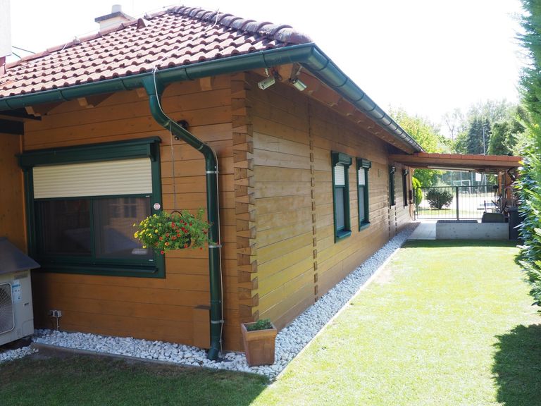 Garten-Hausansicht