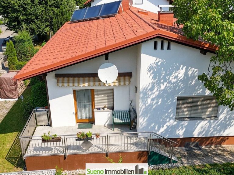 Drohnenansicht Terrasse - südseitig