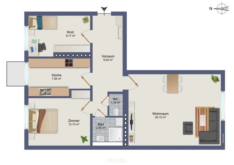 Grundriss schematisch