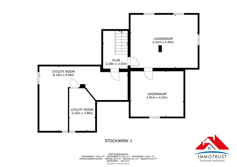Plan Kellergeschoss