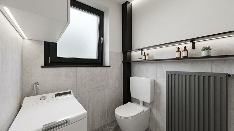 Ausstattungsbeispiel WC (EG)