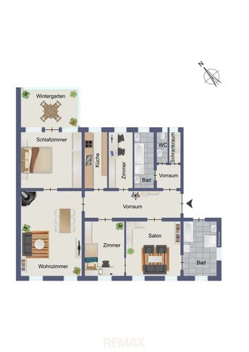 schematischer Grundriss