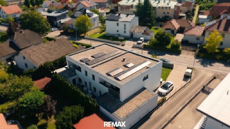 Haus-Ansicht Drohne